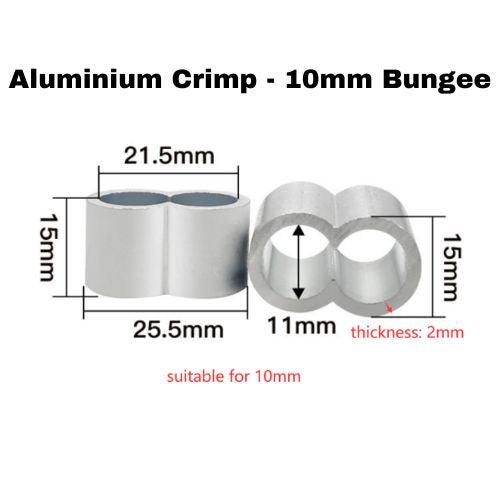 Aluminium Crimp for Bungees