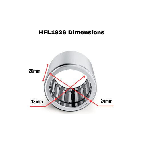 HFL1826 - Needle Roller Clutch Bearing