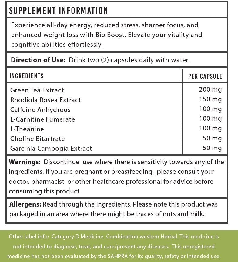 BioBoost - Jaguar Fitness