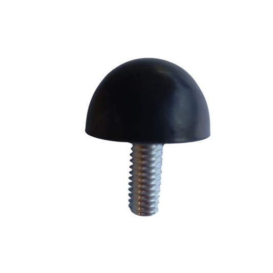Rubber Dome End Cap with Thread - Jaguar Fitness