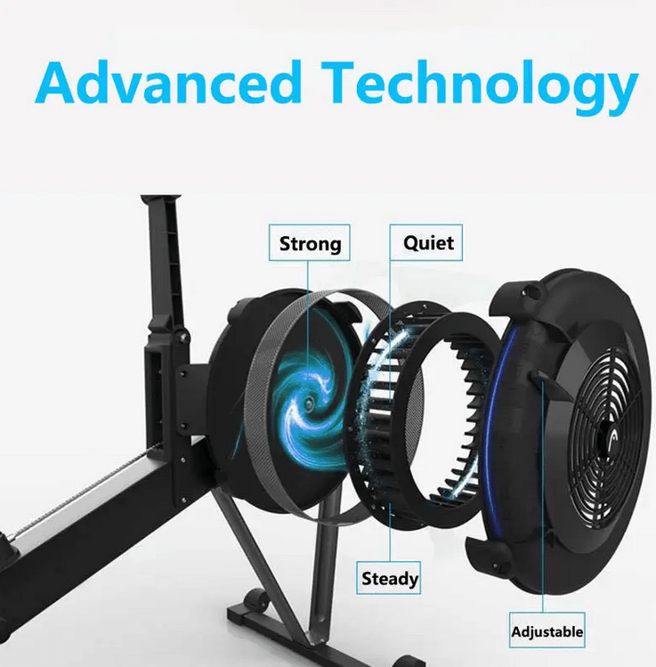Air Rowing Machine - Light Commercial - Jaguar Fitness