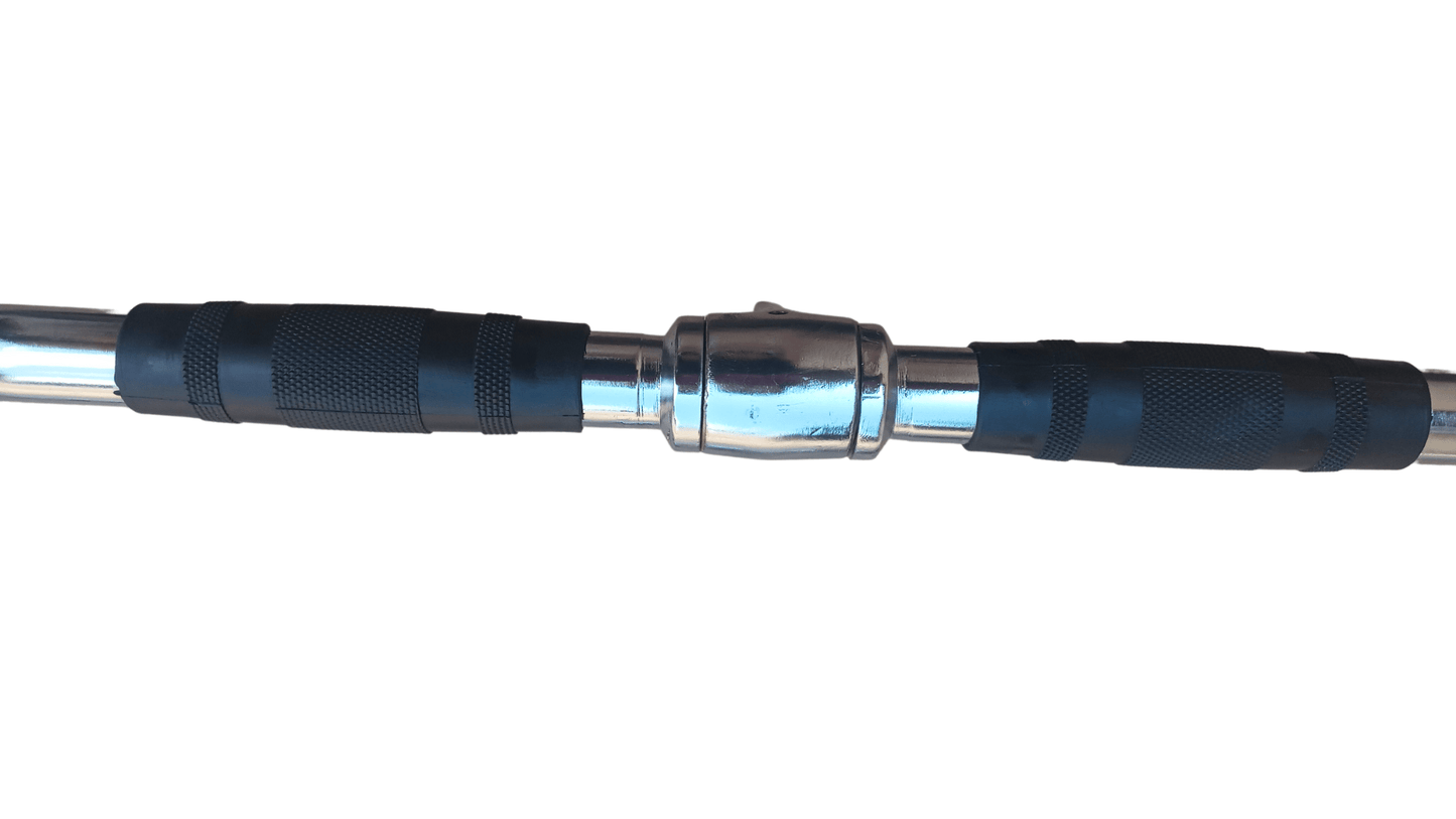 Delux Lat Bar with D-Handle - Revolving Link - Jaguar Fitness