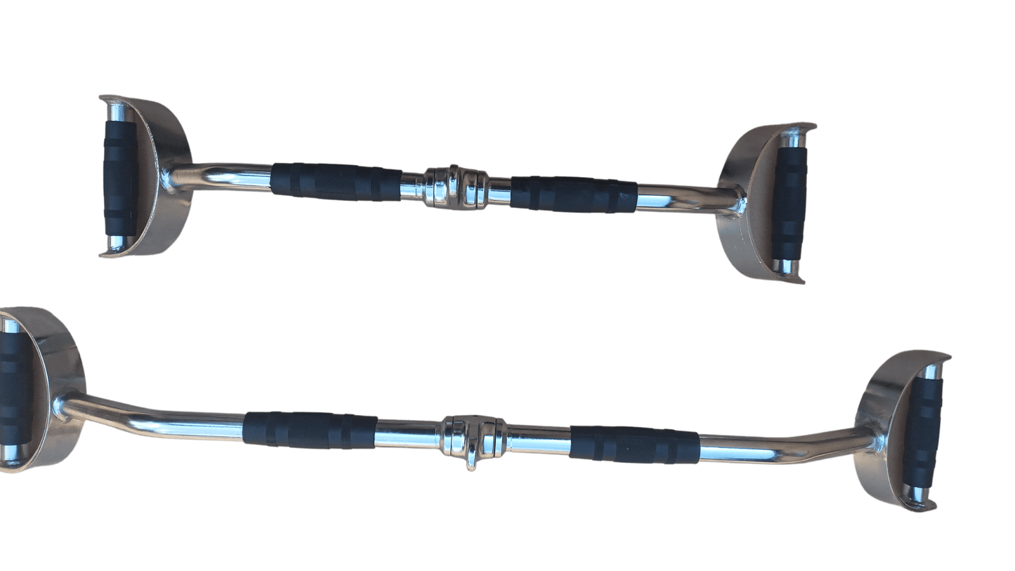 Delux Lat Bar with D-Handle - Revolving Link - Jaguar Fitness