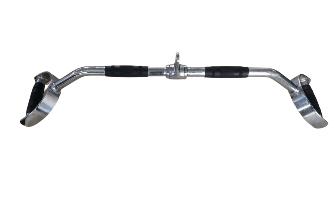 Delux Lat Bar with D-Handle - Revolving Link - Jaguar Fitness