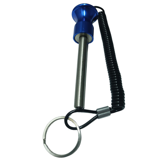 Selector Pin with Curly Cord - Aluminium Head - Jaguar Fitness