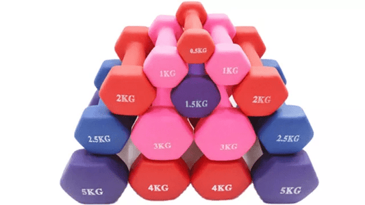 Vinyl Coated Dumbbells - Jaguar Fitness