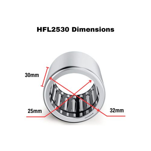 HFL2530 - Needle Roller Clutch Bearing