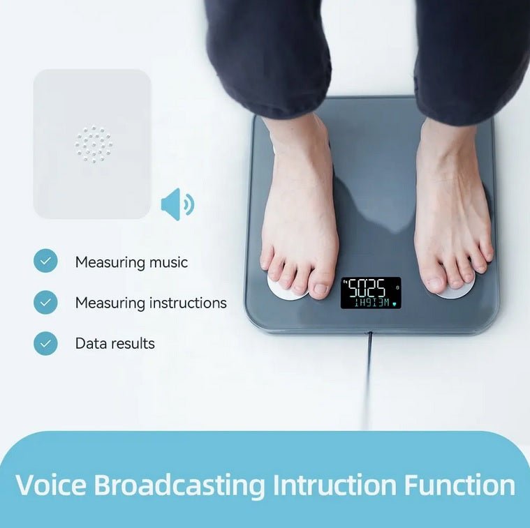 Bio Impedance Smart Scale - Dual Frequency, 8 Electrode | Body Fat Scale - Jaguar Fitness