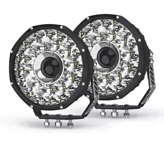330W Laser / LED Spotlights Set - 8.5" - Wiring Harness Included - Jaguar Fitness