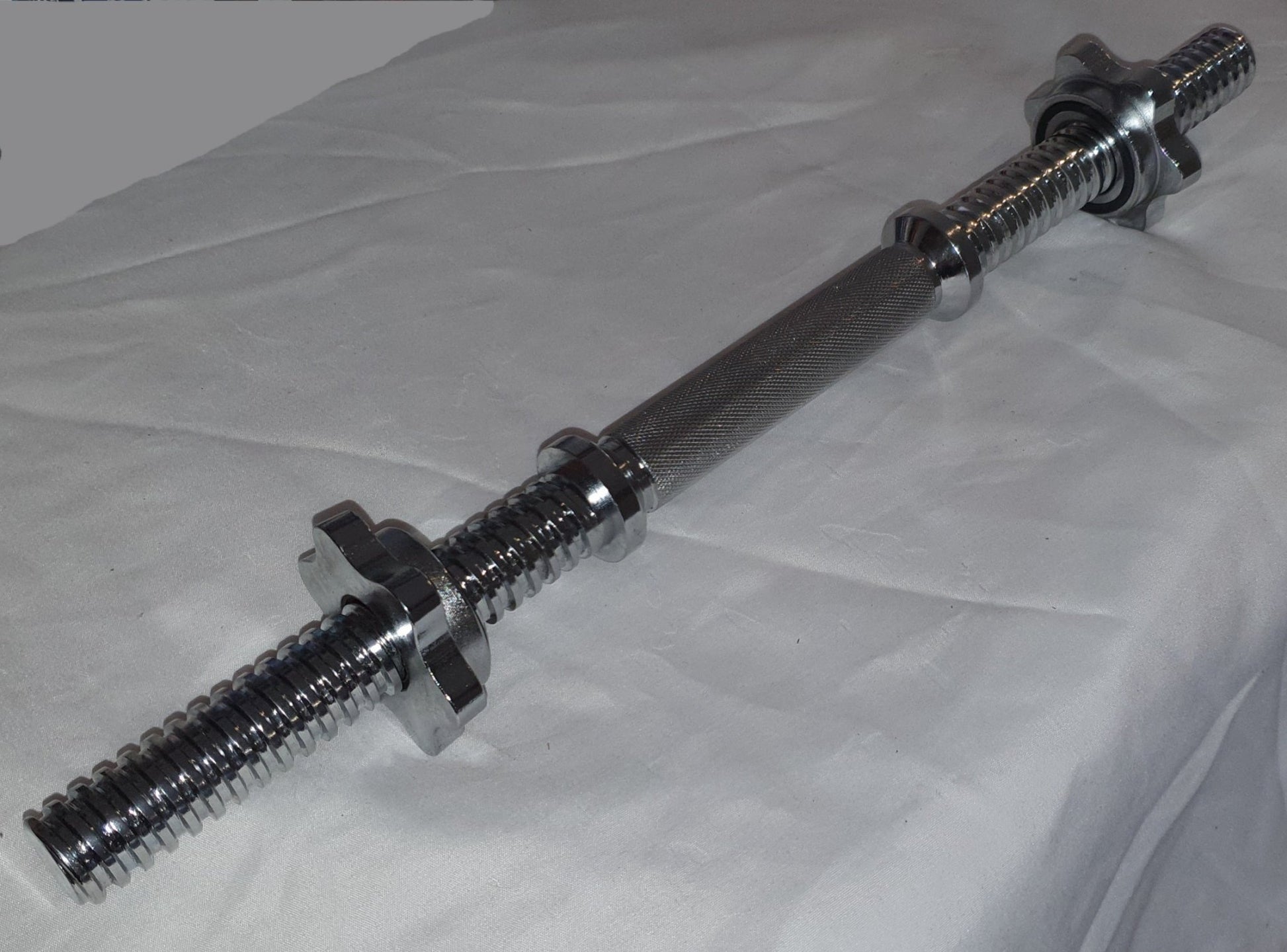 Chrome Dumbbell Bar - Spinlock - Jaguar Fitness