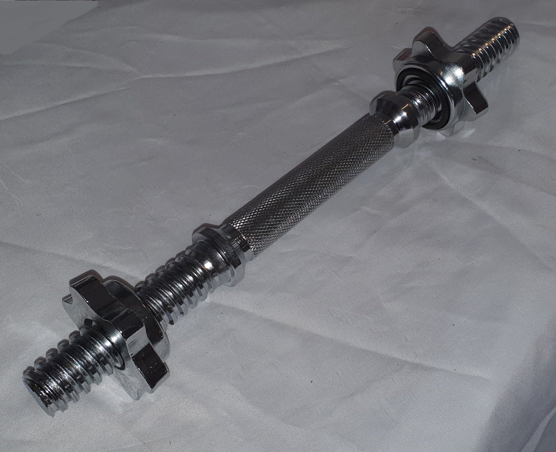 Chrome Dumbbell Bar - Spinlock - Jaguar Fitness