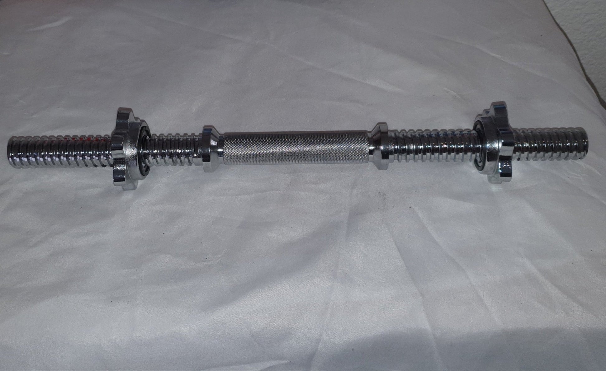 Chrome Dumbbell Bar - Spinlock - Jaguar Fitness