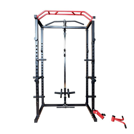 Delux Multipurpose Power Rack - Squat Rack - With High/Low Cable - Jaguar Fitness