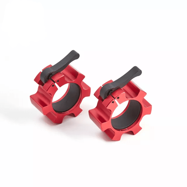 Quick Release Aluminium Barbell Collars - 2" Olympic - Pair - Jaguar Fitness