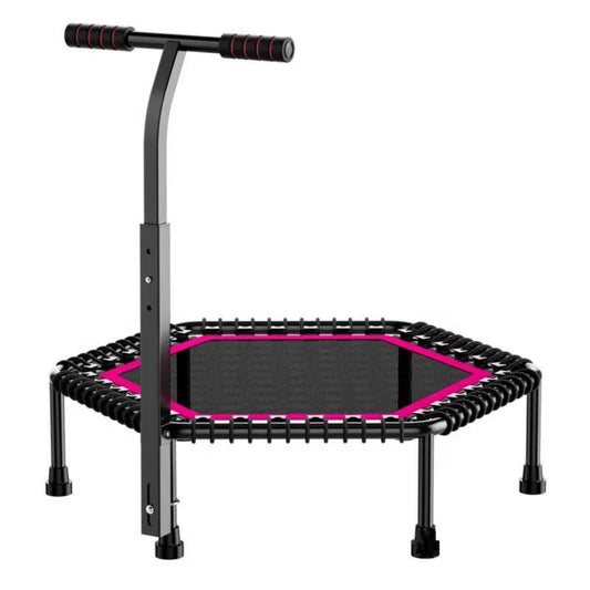 Rebounder Trampoline with Handlebar - Jaguar Fitness