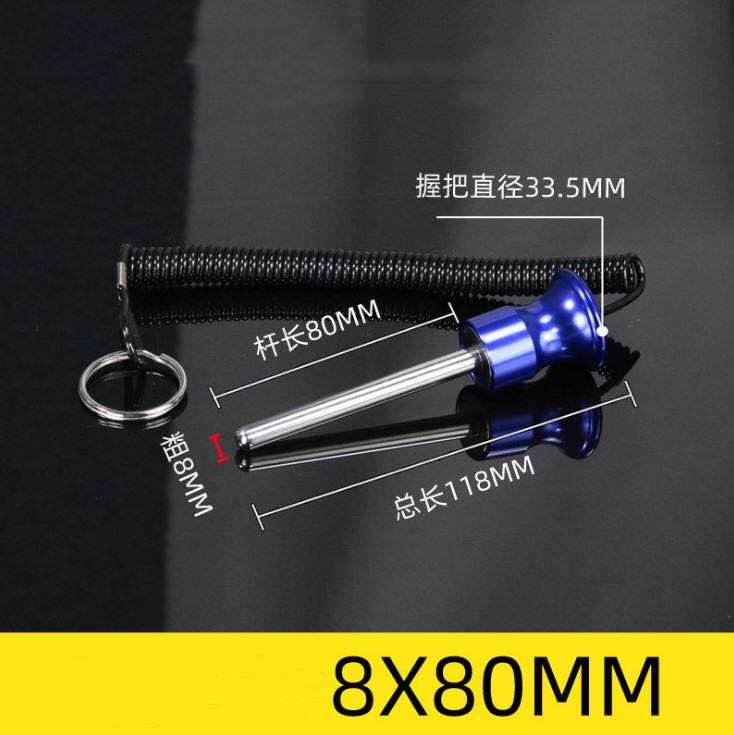 Selector Pin with Curly Cord - Aluminium Head - Jaguar Fitness