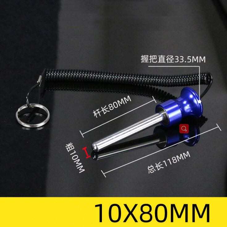 Selector Pin with Curly Cord - Aluminium Head - Jaguar Fitness